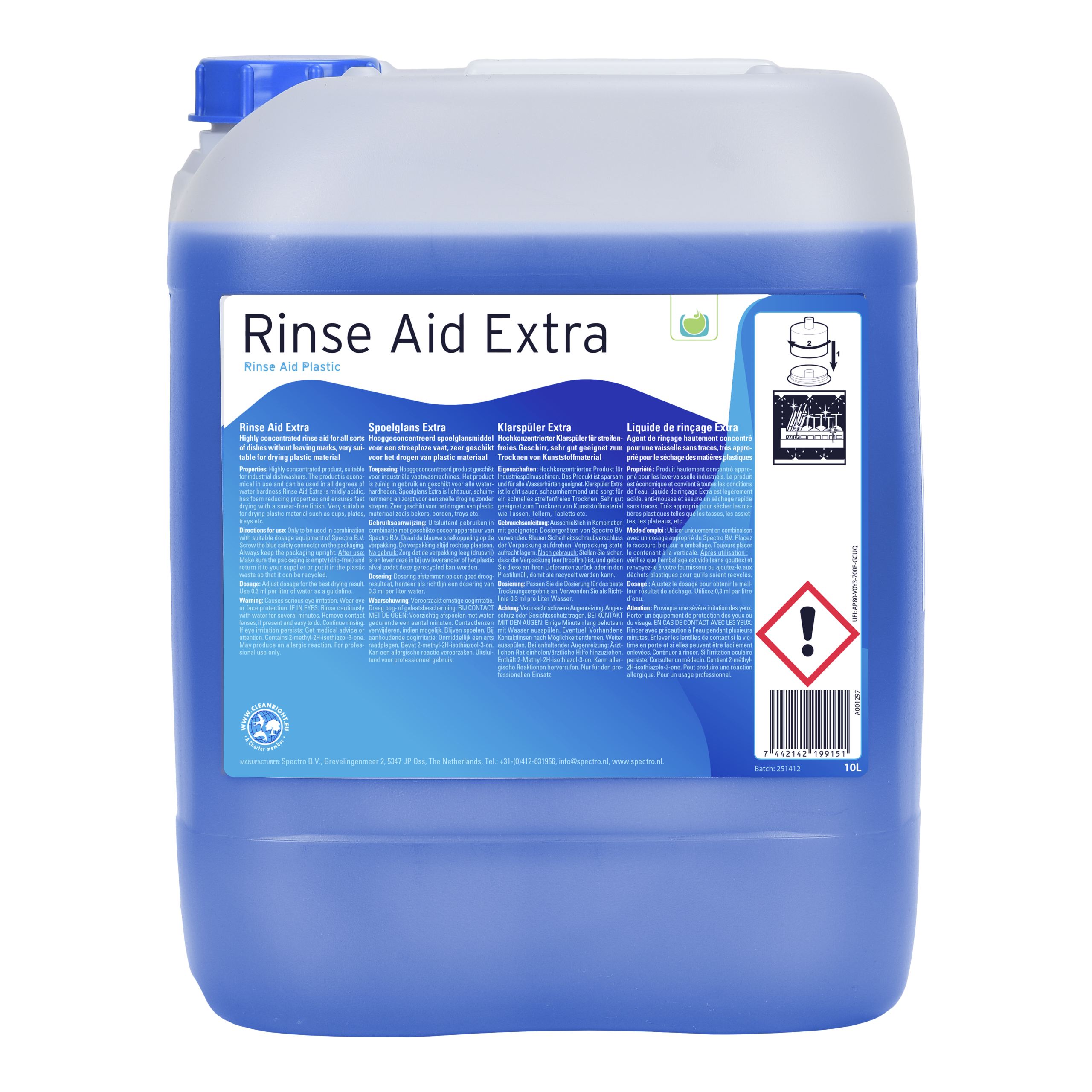 Spectro introduceert Rinse Aid Extra