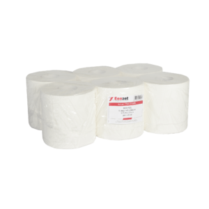 Eenzet Midirol 1-laags wit (6 rollen)