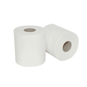 Eenzet Papier 2-laags wit (6 rollen)