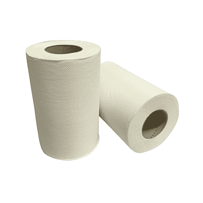 Poetsrol 1-laags wit (12 rollen)